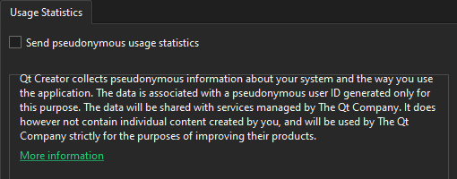 {Usage Statistics}