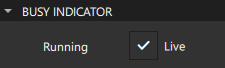 "Busy Indicator properties"