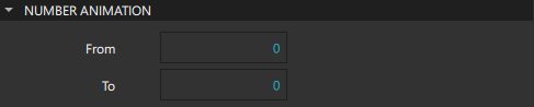 "Number Animation properties"