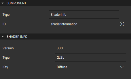 "Shader Info properties"