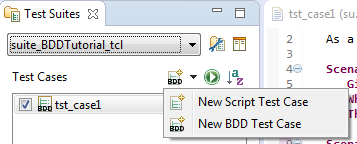 "Creating a new BDD Test Case"