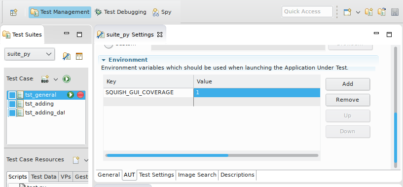 "Setting the environment variable"